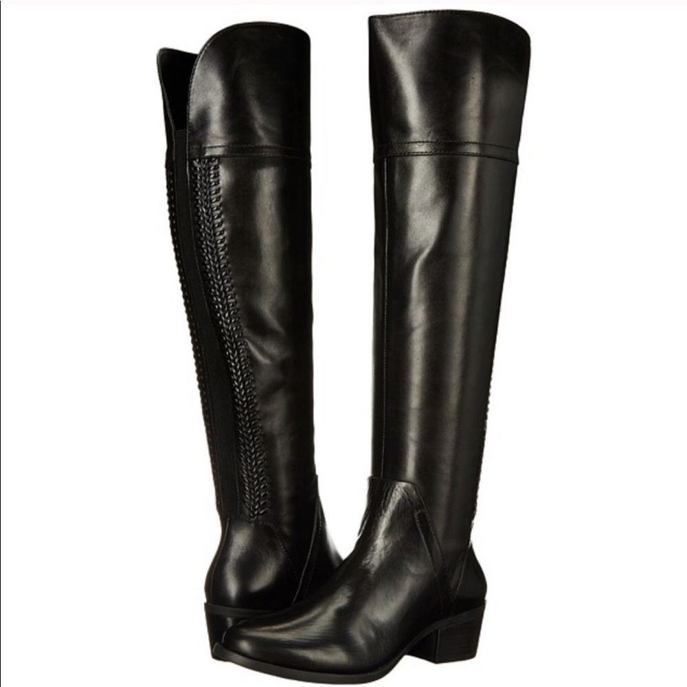 Over the knee leather boots ondra